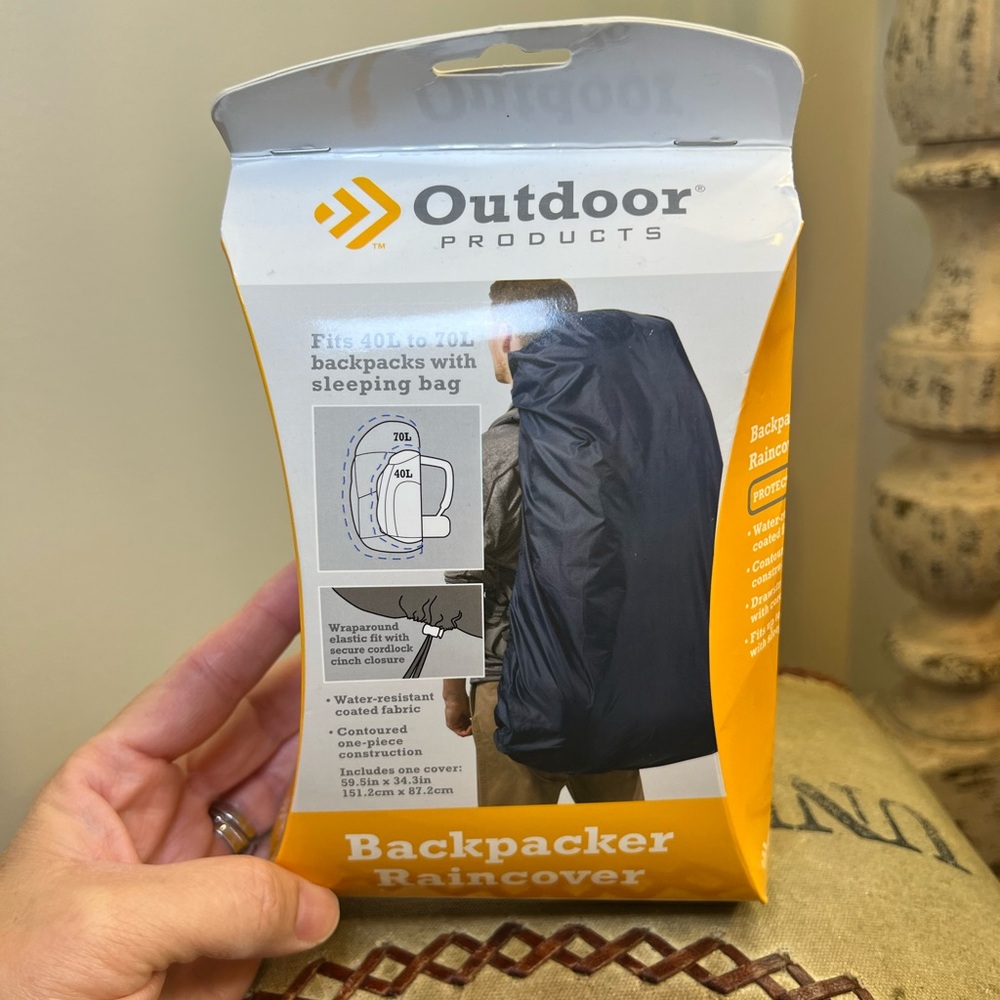 Outdoor Products Men’s Blue Backpacker Raincover
